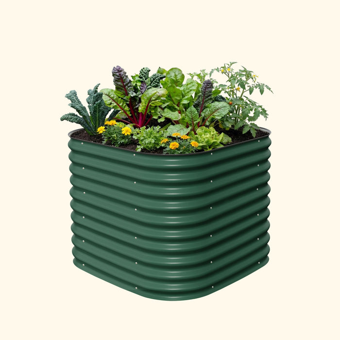 32" Extra Tall 4 In 1 Small Modular Metal Raised Garden Bed Kit