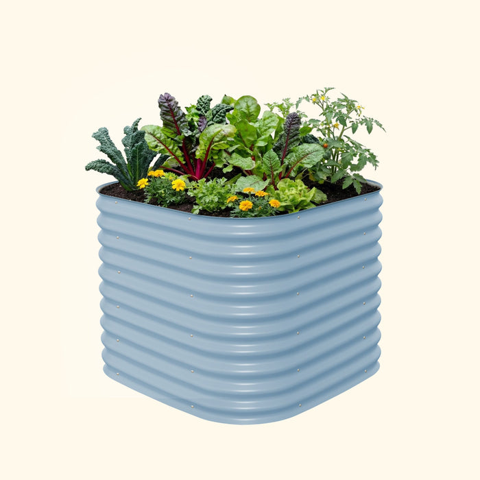 32" Extra Tall 4 In 1 Small Modular Metal Raised Garden Bed Kit