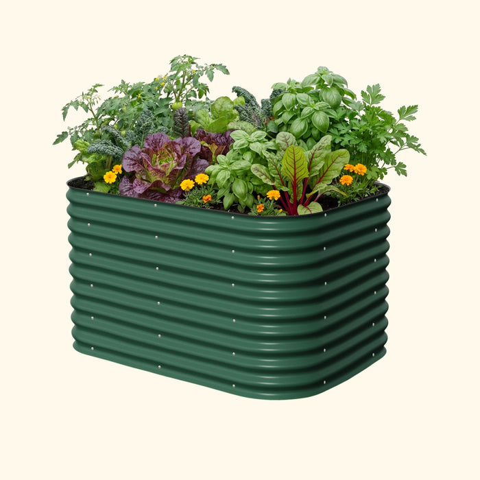 32" Extra Tall 6 In 1 Medium Modular Metal Raised Garden Bed Kit