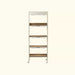 Vego Garden 4-tier mobile indoor plant stand with LED grow lights and brown shelves.