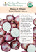 Rosso di Milano organic heirloom sweet bulb onions, whole & sliced, with white flesh. Southern Exposure Seed Exchange.