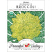 Heirloom Romanesco Broccoli organic seed packet. USDA certified, non-GMO vegetable seeds for gardening.