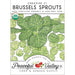 Darkmar 21 organic Brussels Sprouts seed packet. USDA Certified Organic, non-GMO seeds from Peaceful Valley.