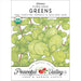 Heirloom Purslane Greens seed packet. USDA Organic, non-GMO seeds from Peaceful Valley Farm & Garden.