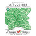 Organic Buttercrunch Bibb Lettuce seed packet. USDA certified, non-GMO for fresh home garden vegetables.