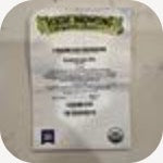 The seed packet photographed for this journal entry